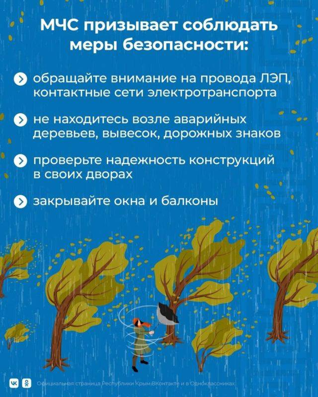 Соблюдайте правила безопасности в непогоду!