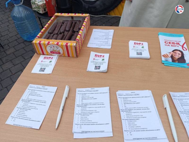 В преддверии Всемирного дня борьбы со СПИДом в Севастополе можно бесплатно и анонимно проверить свой ВИЧ-статус Тестирование проводят сегодня, 29 ноября, с 10:00 до 17:00 в мобильной амбулатории на площади Нахимова