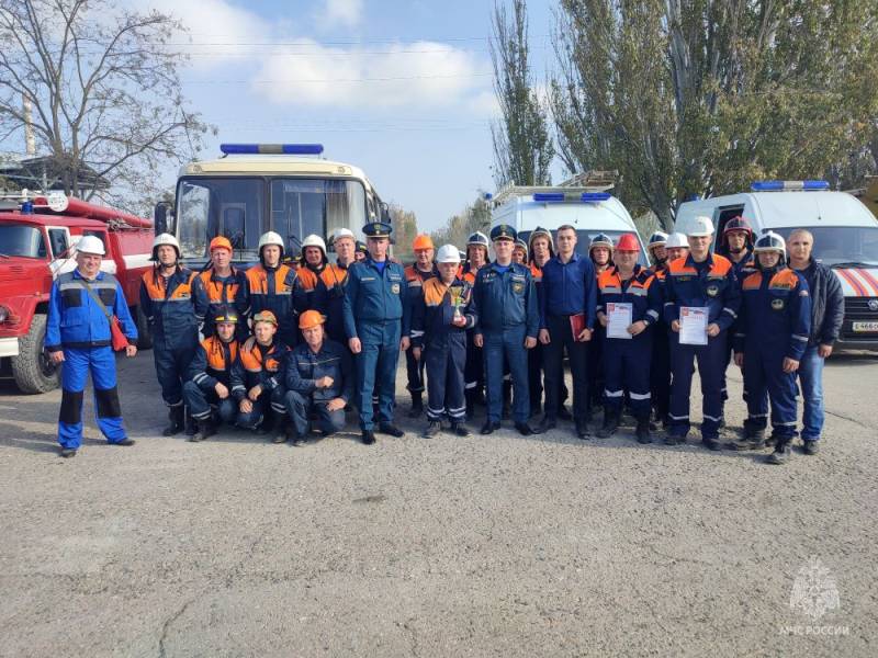 Определены лучшие производственные аварийно-спасательные формирования Крыма Определены лучшие производственные аварийно-спасательные формирования Крыма