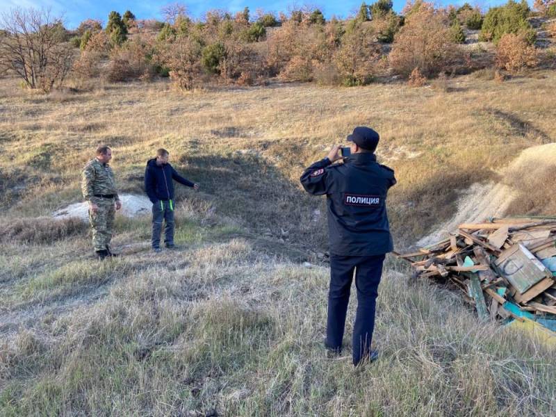 В Севастополе сотрудники полиции приняли участие в рейде по соблюдению требований в области охраны окружающей среды
