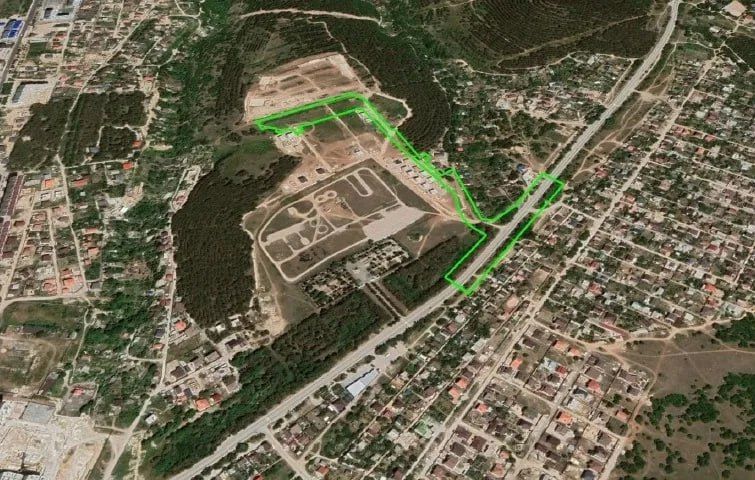 В Севастополе оформили территорию под новую дорогу