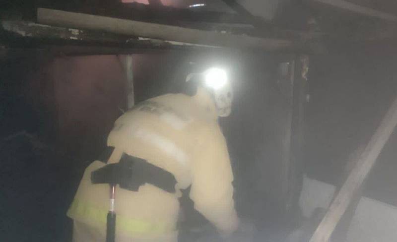 Ликвидация пожара в Джанкойском районе