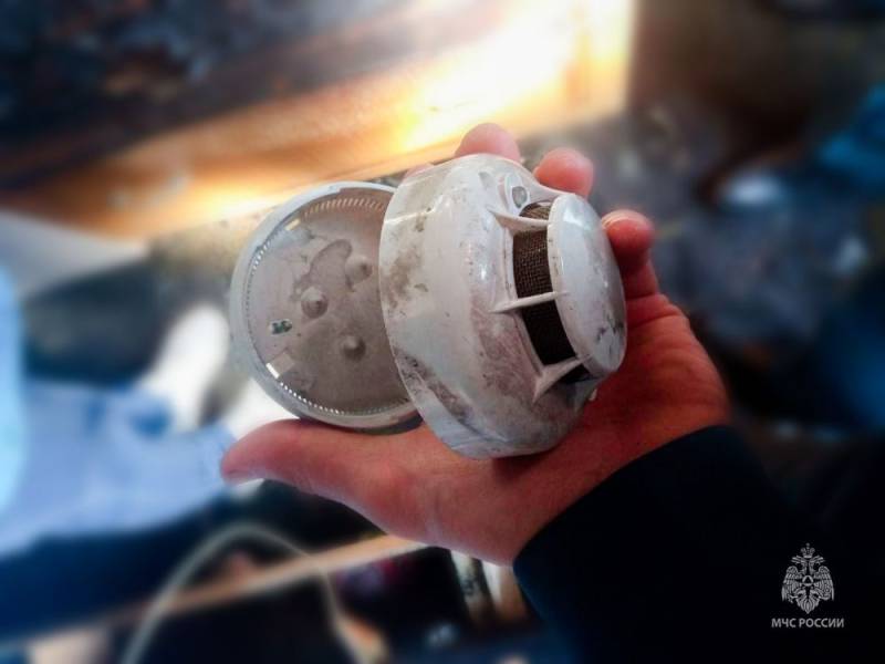 В Республике Крым пожарный извещатель спас жизнь подростка