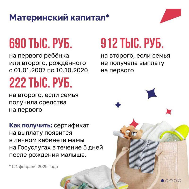 Выплаты для семей в 2025 году