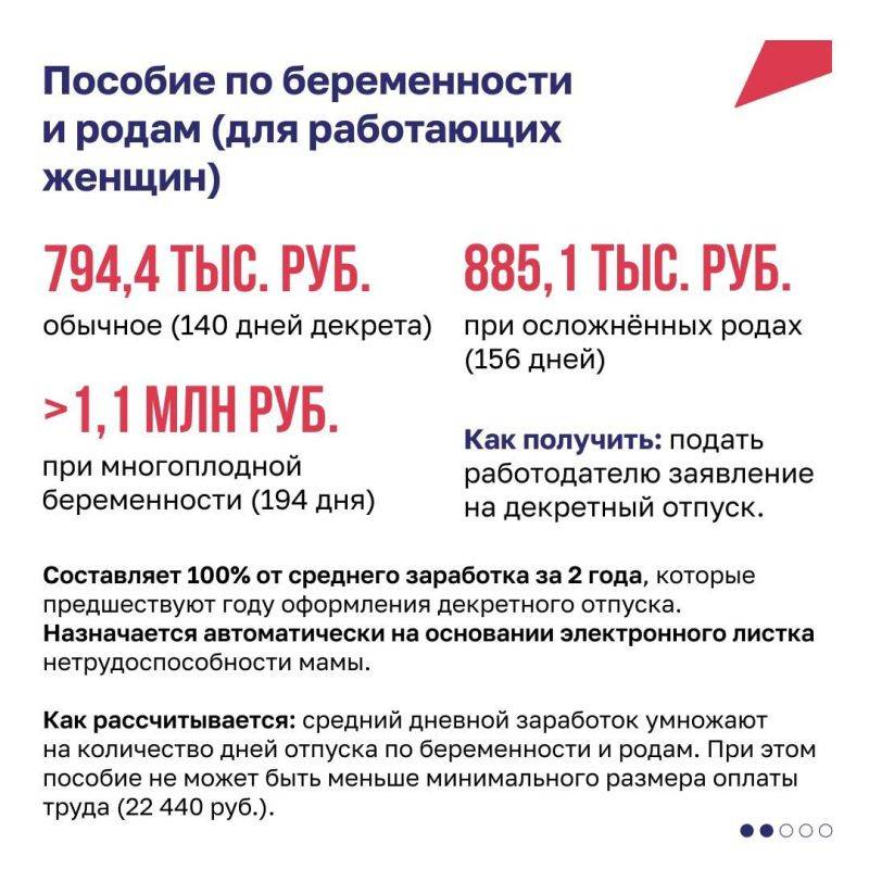 Выплаты для семей в 2025 году