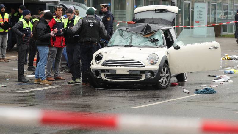 Наезд на людей в Мюнхене: не менее 28 пострадавших