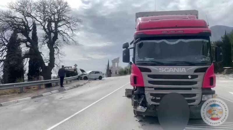 Ребенок и взрослый пострадали в ДТП под Ялтой