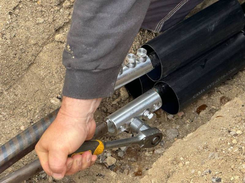 В рамках ремонтной программы «Севастопольэнерго» проводит ремонт кабельных сетей