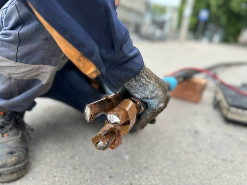 В рамках ремонтной программы «Севастопольэнерго» проводит ремонт кабельных сетей