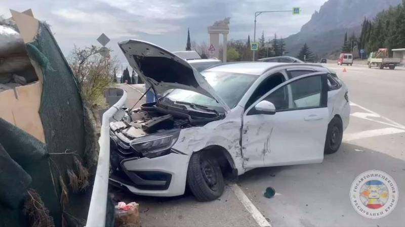 Ребенок и взрослый пострадали в ДТП под Ялтой
