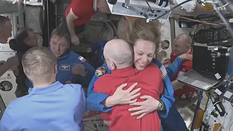 На МКС прибыл экипаж из четырёх человек