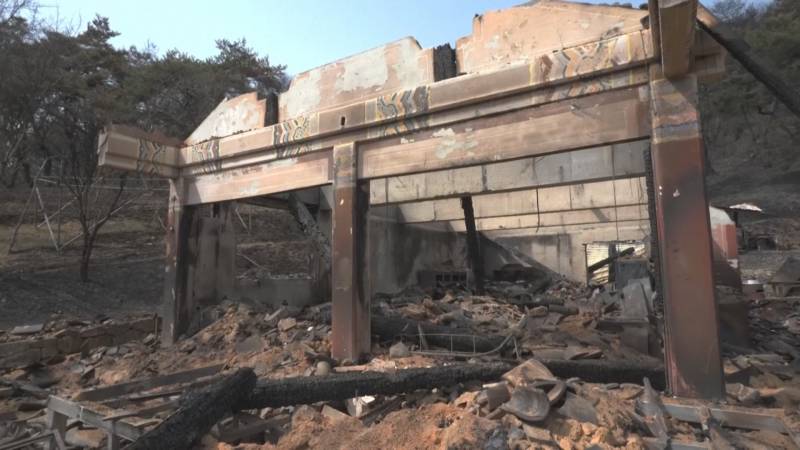 Пожары в Южной Корее: уже 18 погибших