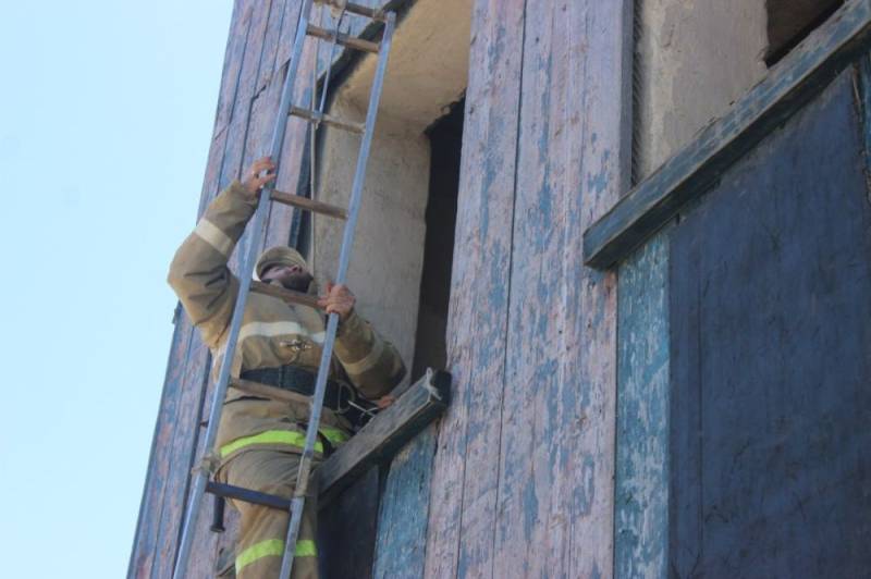 В ГКУ РК "Пожарная охрана Республики Крым" определили лучшего пожарного!