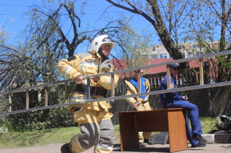 В ГКУ РК "Пожарная охрана Республики Крым" определили лучшего пожарного!