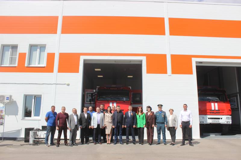 В с. Березовка Раздольненского района открыли новую пожарную часть ГКУ РК "Пожарная охрана Республики Крым"