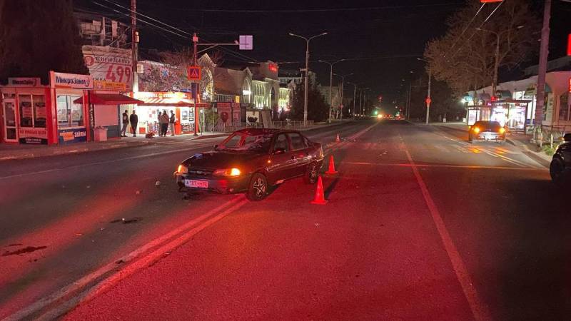 ДТП с пострадавшим пешеходом на проспекте Октябрьской Революции