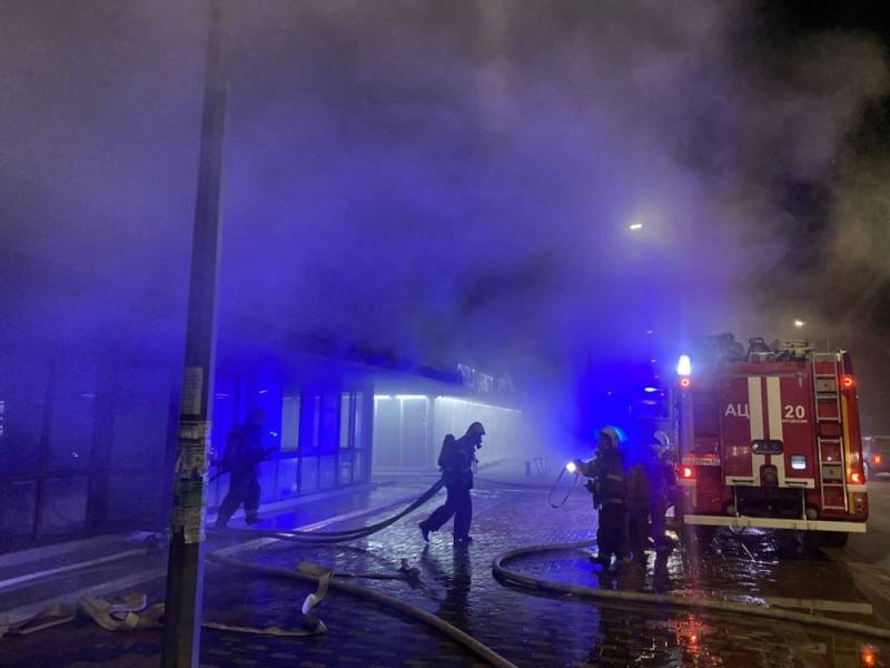 Ликвидация пожара в ГО Феодосия