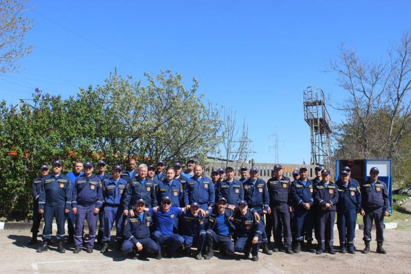 В ГКУ РК "Пожарная охрана Республики Крым" определили лучшего пожарного!