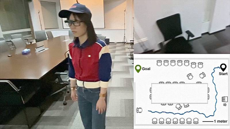 Китайские учёные разработали очки, которые помогают слепым ориентироваться