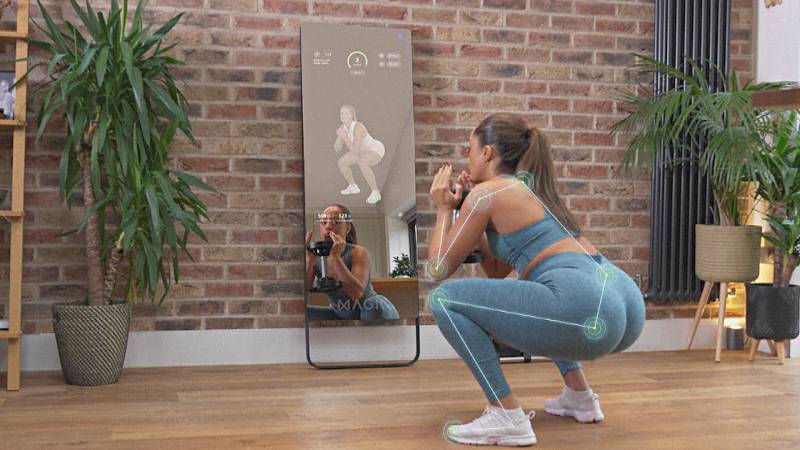 Умные зеркала в доме смогут заменить тренажёры и персональных тренеров