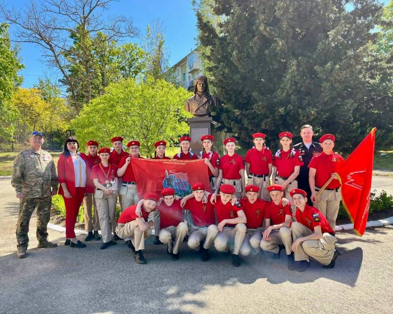 Во имя Великой Победы. В гимназии №8 состоялся конкурс строя и песни, посвящённый 80-летию Великой Победы