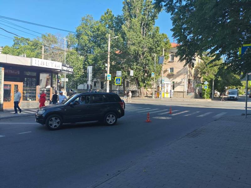 ДТП с несовершеннолетним пешеходом на улице Очаковцев