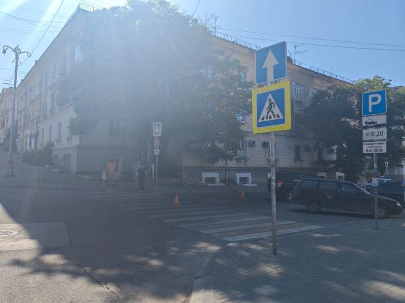 ДТП с несовершеннолетним пешеходом на улице Очаковцев