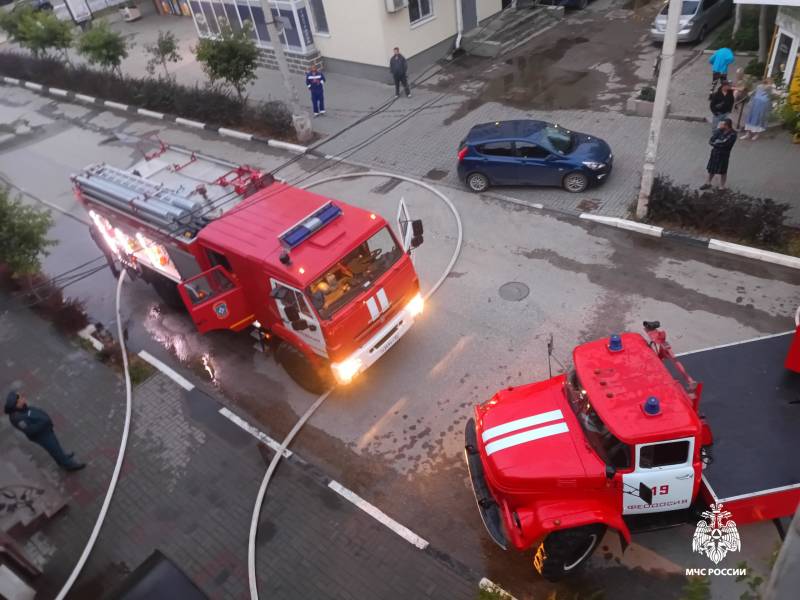 В ГО Феодосия огнеборцы ликвидировали пожар в кафе