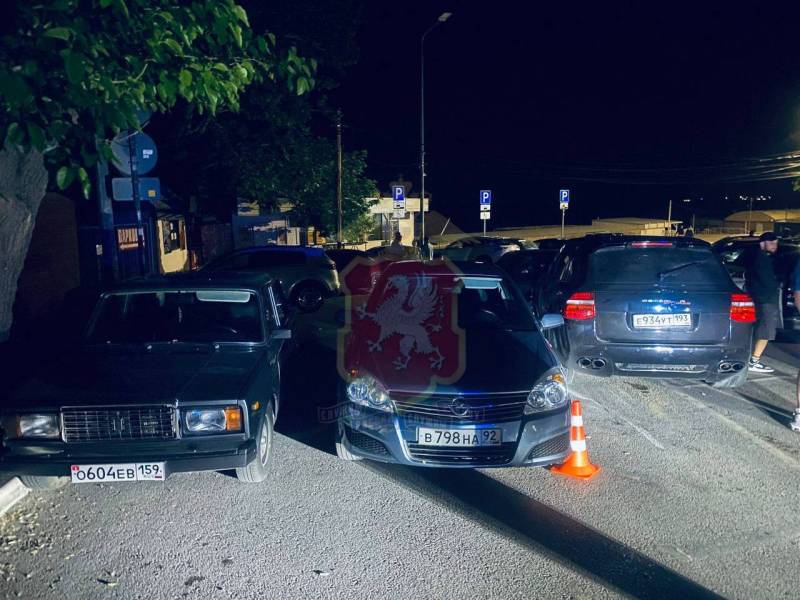 ДТП на набережной пляжа Учкуевка