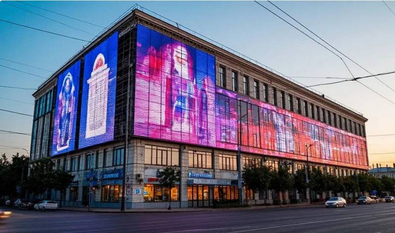 На фасадах зданий в Севастополе могут появиться огромные медиафасады