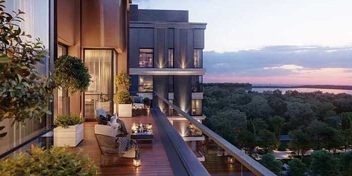 Элитные пентхаусы Москвы подорожали вдвое за пять лет