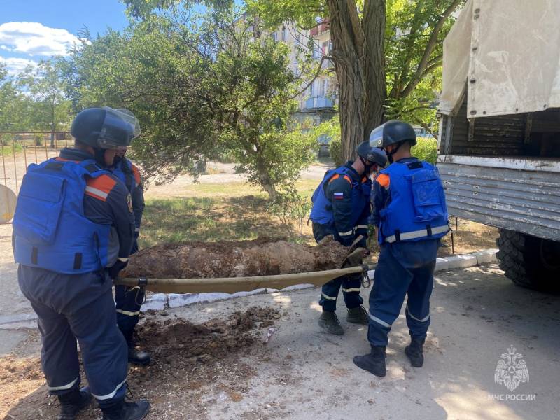 Обезврежена опасная находка в Сакском районе