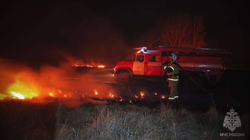 Лавандовое поле под Симферополем потушили