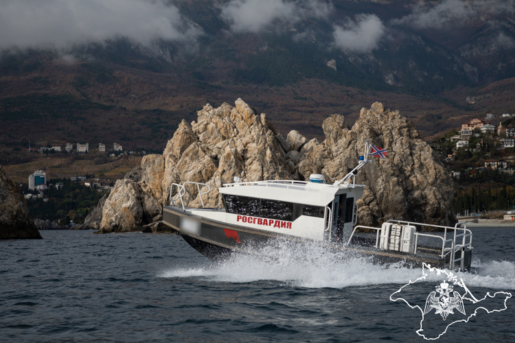 Экипаж патрульного катера Росгвардии спас женщину в Черном море
