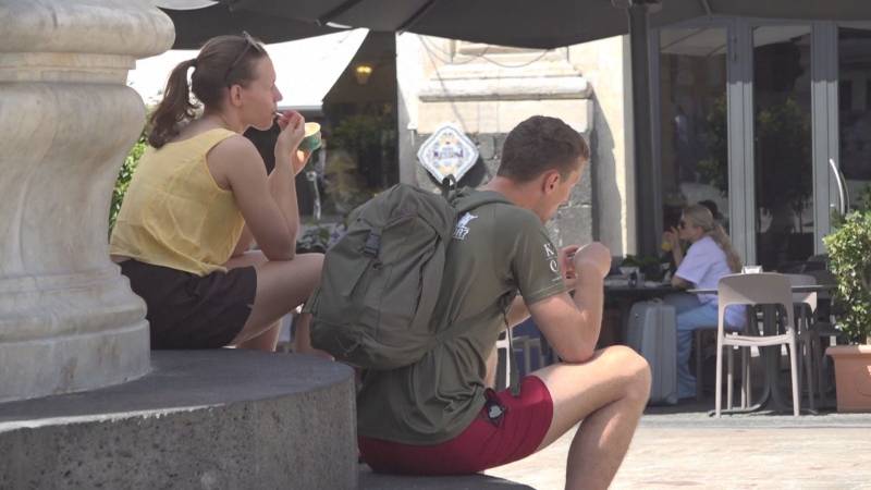 Сицилию окутала невыносимая жара