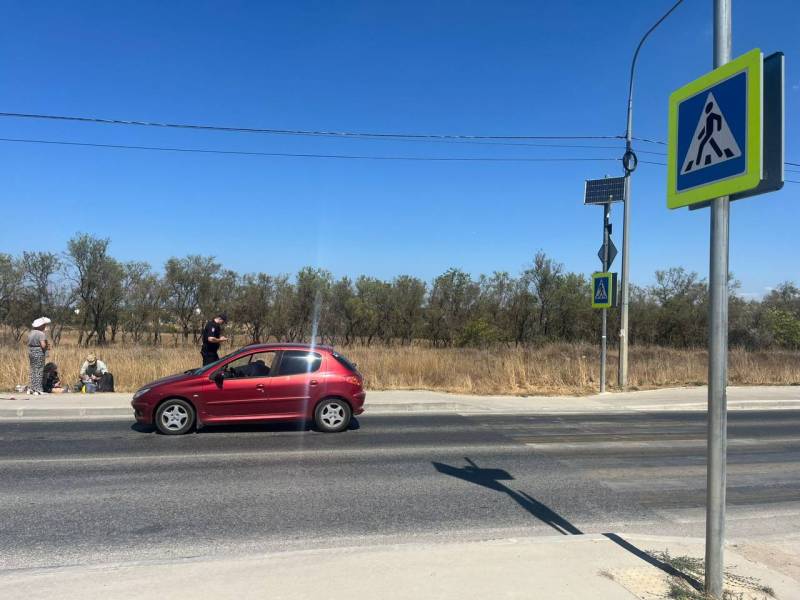 ДТП на автодороге «5-км Балаклавского шоссе-мыс Фиолент» с пострадавшим пешеходом