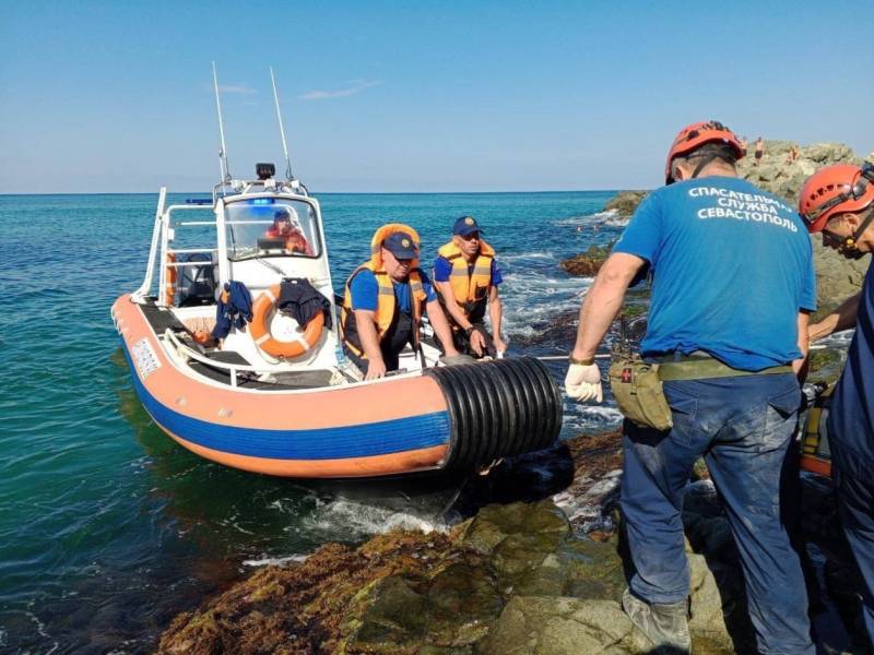Спасатели помогли двум туристам на мысе Фиолент