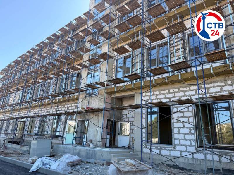 Новая поликлиника на улице Тараса Шевченко готова на 77%