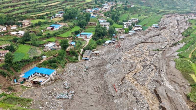Наводнение в Китае: почти 10 тысяч эвакуированных