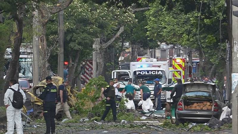 В Колумбии атака на полицейский вертолёт унесла жизни 12 человек