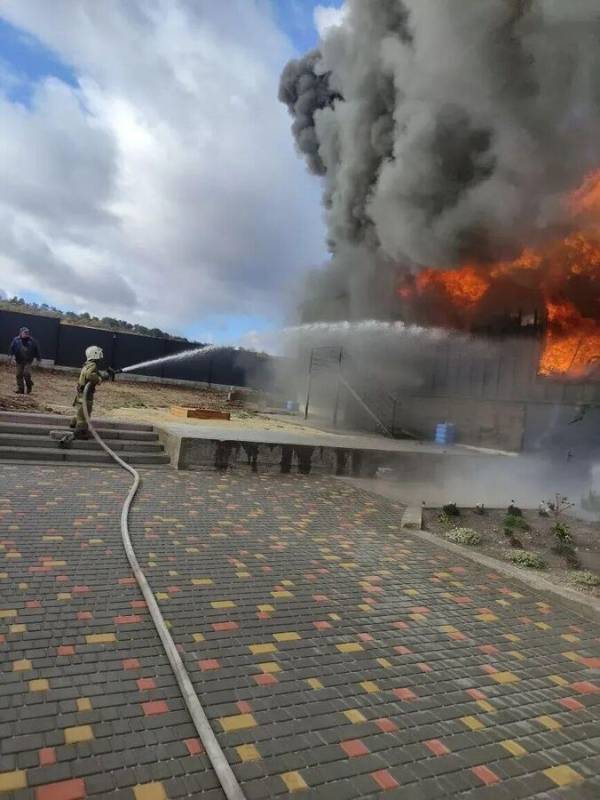 Под Симферополем сгорел частный дом