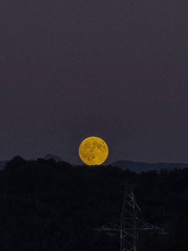 Необычно большую яркую Луну севастопольцы и жители других регионов могли наблюдать прошлой ночью и утром