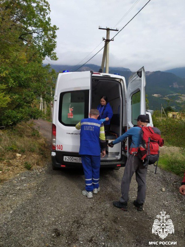 Оказание помощи в горах в ГО Ялта