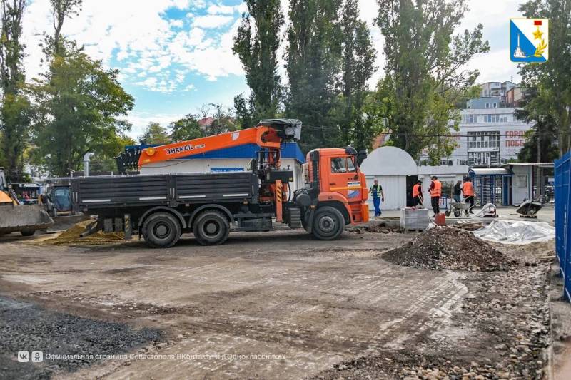 Меняем асфальт на автовокзале