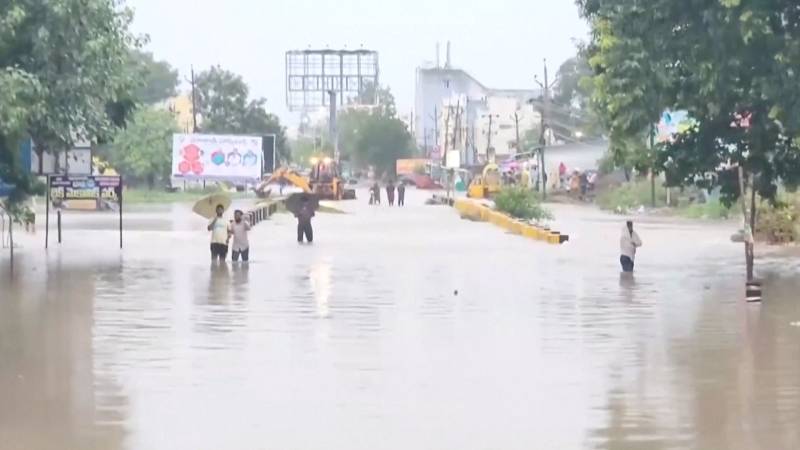 На Индию обрушился циклон «Монта»