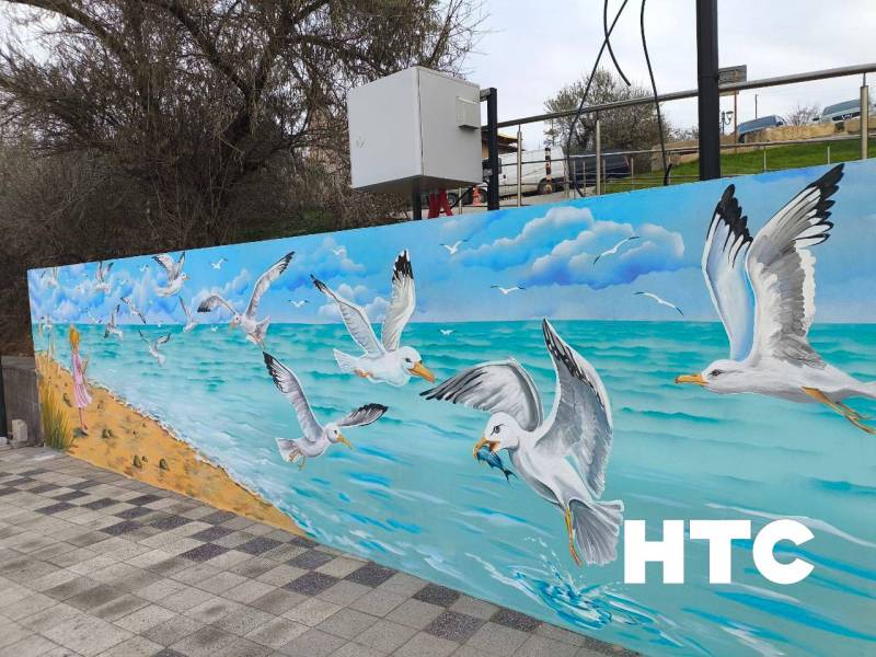 #нам_пишут. На набережной в Андреевка появилось новое граффити в морской тематике