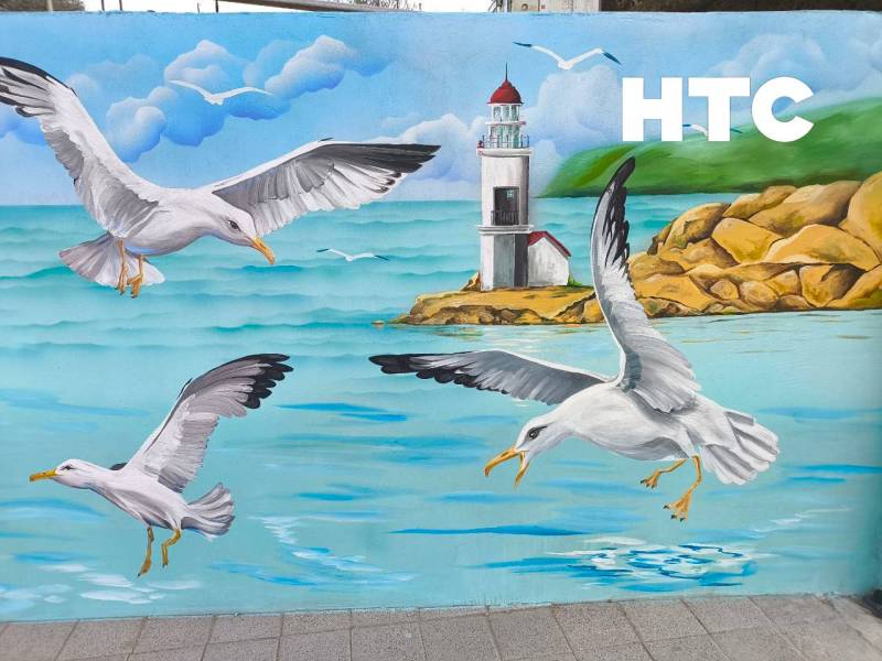 #нам_пишут. На набережной в Андреевка появилось новое граффити в морской тематике