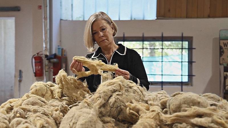 Хорватка превращает шерстяные отходы в экологичное удобрение