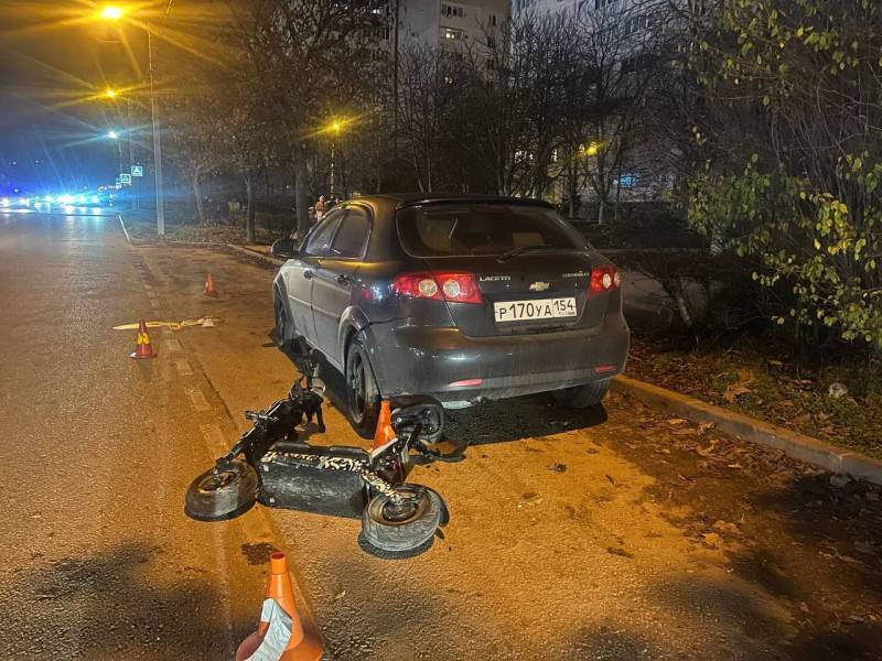 Госавтоинспекция Севастополя устанавливает обстоятельства ДТП с пострадавшим самокатчиком на улице Борисова