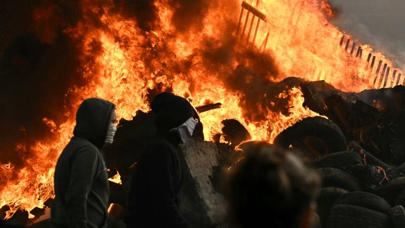 В Брюсселе протесты фермеров переросли в жестокие стычки с полицией